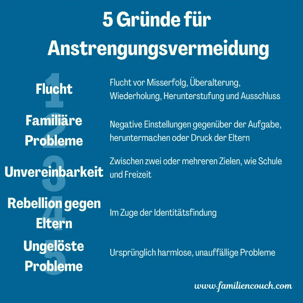 Gründe Anstrengungsvermeidung